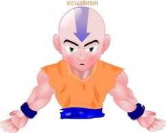 Arrow Man Character Bald Martial Arts Fighter Avatar Muscular Preview