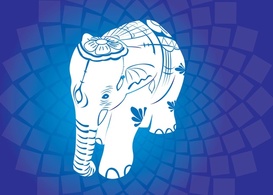 Animals - Asian Elephant Vectors 