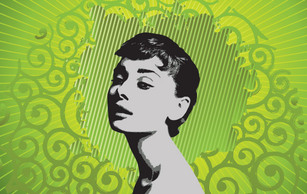 Audrey Hepburn Illustration Preview