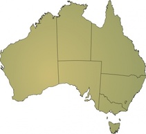 Maps - Australian Maps clip art 