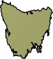 Australian Maps clip art