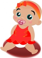 Baby Girl clip art