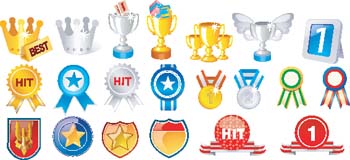 Badges Prizes Vectors Preview