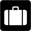 Baggage Check Vector Sign 