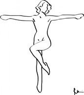 Ballet Dancer clip art 