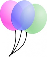 Balloons clip art