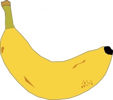 Food - Banana clip art 