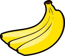 Food - Bananas clip art 