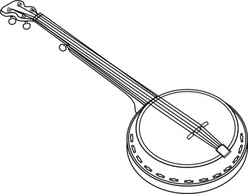 Music - Banjo clip art 