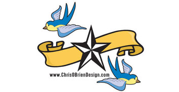 Banners - Banner, bird and star free vector 