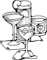 Bar Drinks clip art