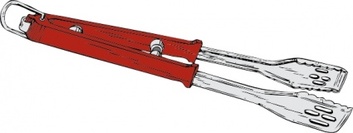 Barbeque Tongs clip art Preview