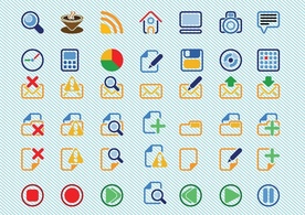 Basic Icons Vectors Preview