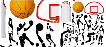 Sports - Basketball elements of the theme 