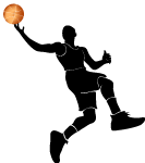 Basketball Player Silhouette Vector