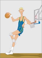 Basketball sport vector 3