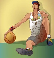 Sports - Basketball sport vector 5 