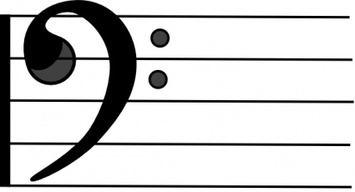 Bass Clef clip art Preview
