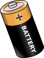 Battery clip art