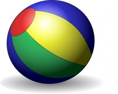 Objects - Beachball V clip art 