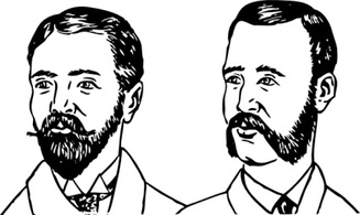 Objects - Beards clip art 