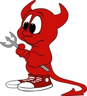 Beastie, Freebsd Daemon clip art 