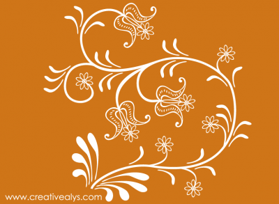 Flowers & Trees - Beautiful Flower Vector Graphic 