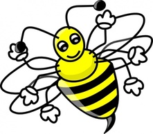 Bee clip art 