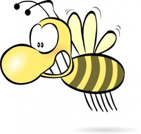 Animals - Bee1 clip art 