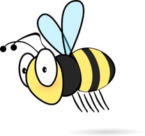 Bee3 clip art