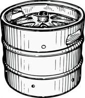 Beer Keg clip art