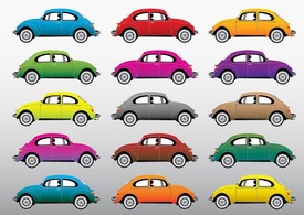 Vintage - Beetle Cars 