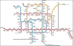 Beijing Subway Transportation Vectors