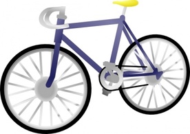 Transportation - Bicycle clip art 