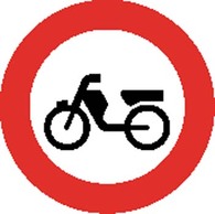 Transportation - Bike area Sign Board Vector 