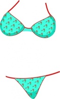 Fashion - Bikini clip art 