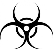 Biohazard Symbol clip art