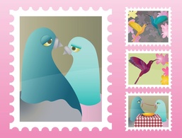 Bird Stamps