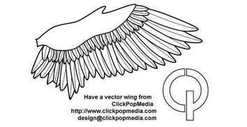 Animals - Bird wing free vector 