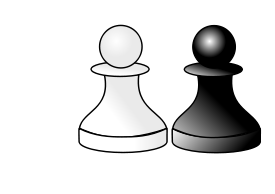 Sports - Black And White Pawns D R 