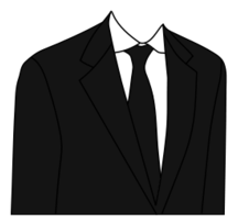 Fashion - Black suit 