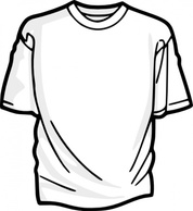 Fashion - Blank T Shirt clip art 