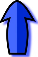 Blue Arrow clip art