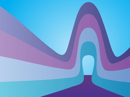 Backgrounds - Blue Curves 