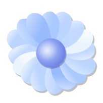 Blue flower