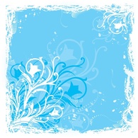 Abstract - Blue Flower Graphics 