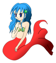 Blue hair mermaid Preview
