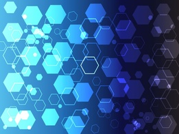 Blue Hexagon Theme