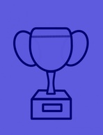 Sports - Blue Prize Cup clip art 