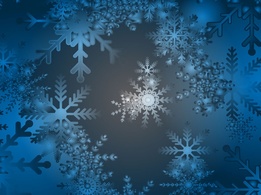 Backgrounds - Blue Snow Background 